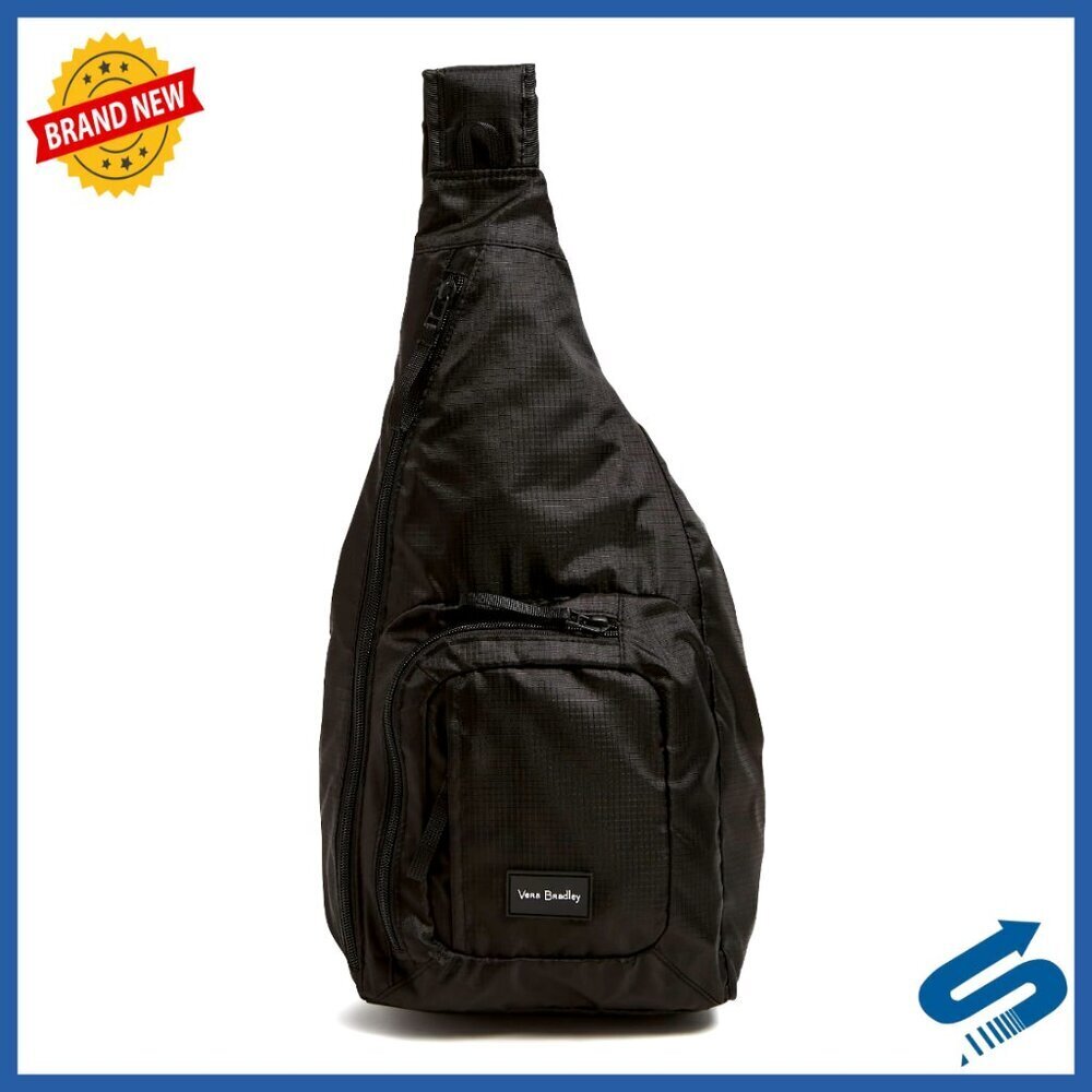 Ripstop Sling Backpack Hands-Free Crossbody Minimal Chic Travel Daypack